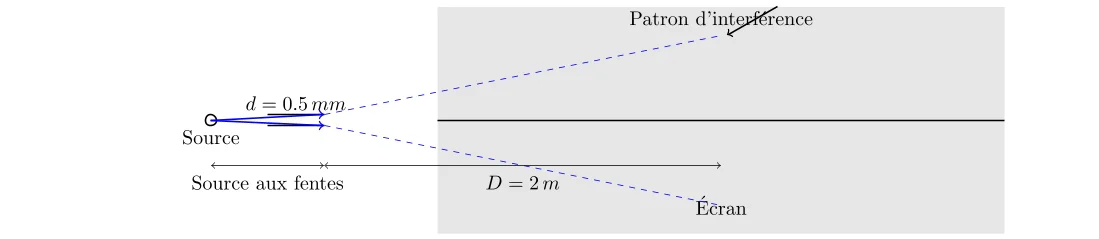 Franges d'Interférence avec les Fentes de Young